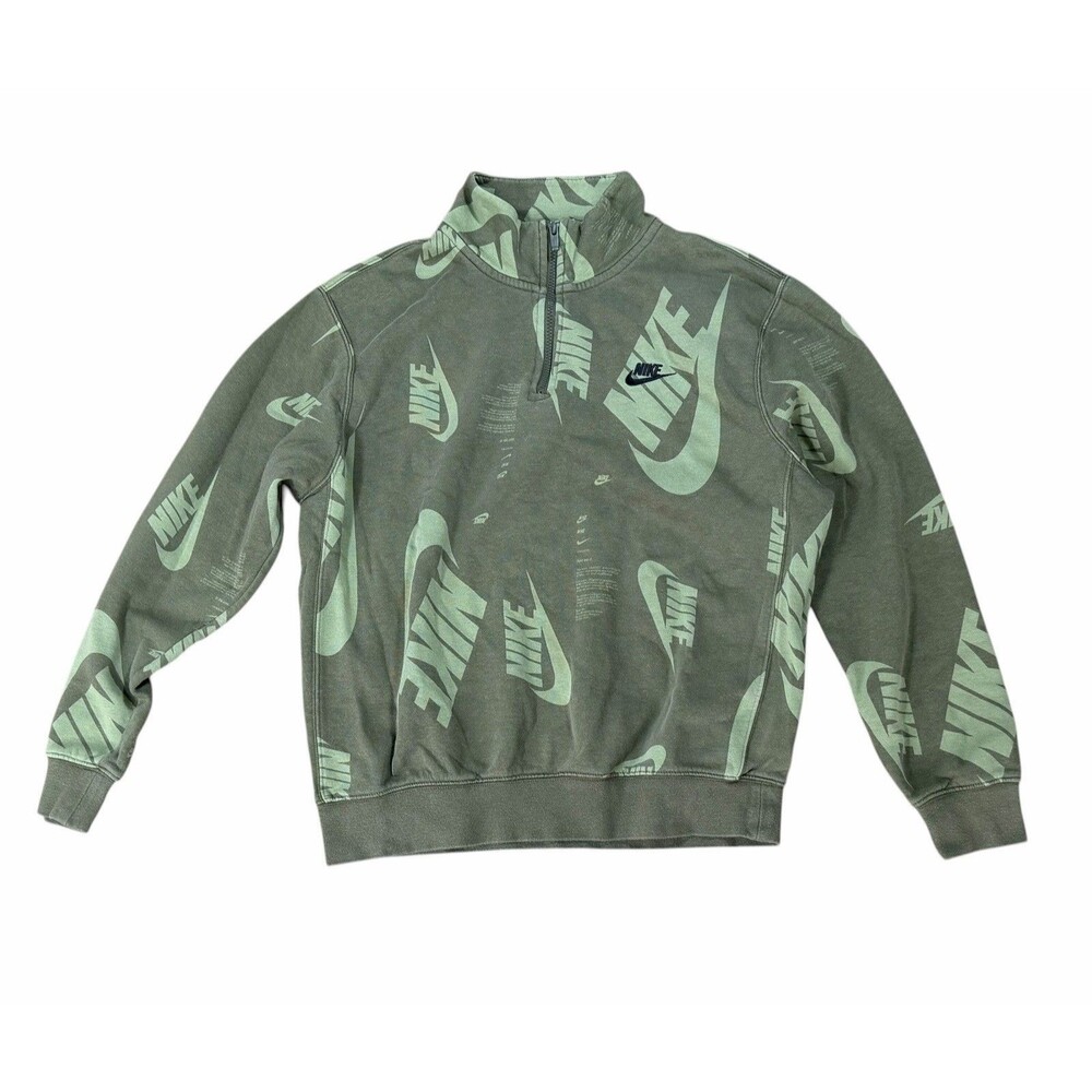 Nike 1/4 Zip Men’s Sweater, Green, Medium